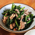 低カロ探検隊's cooksnap of when they made かき菜と豚肉のさっぱり炒め.