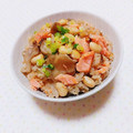 まあまま☆0403's cooksnap of when they made 鮭と大豆の炊き込みご飯【冷凍・作り置き】.