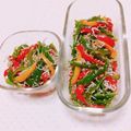 まあまま☆0403's cooksnap of when they made パプリカとピーマンのちりめんじゃこ和え.