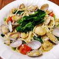 よよっち♪'s cooksnap of when they made 白だしで！菜の花とあさりのパスタ.
