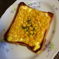 ジョングレ's cooksnap of when they made マヨネーズコーン☆トースト！.
