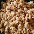 五目いなり's cooksnap of when they made こうや豆腐のそぼろ（手作り大豆ミート）.