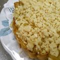 obaka's cooksnap of when they made 秋❁リンゴと薩摩芋のクランブルタルト.