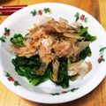 みちゃ0214's cooksnap of when they made かき菜の辛子和え.