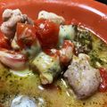 食いしん坊ひまわり's cooksnap of when they made バジル風味♡鶏とトマトとチーズ蒸し.