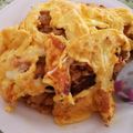 うぐいす♪'s cooksnap of when they made ミートソースライスでチーズオムライス♪.