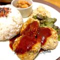 YUH♡ママ's cooksnap of when they made 簡単☆ふわふわ☆はんぺんハンバーグ.