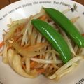 ネギがお好き's cooksnap of when they made もやし人参玉ねぎスナップエンドウ炒め.