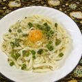めがねりんご's cooksnap of when they made 混ぜるだけ★即席カルボナーラうどん★時短.
