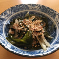 Kいなほ's cooksnap of when they made わかめと玉ねぎの簡単酢の物.