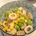 ままきっこ。's cooksnap of when they made ちくわと枝豆コーンのマヨあえ.