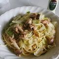 きゃうみ's cooksnap of when they made レタスとツナのオイルパスタ.