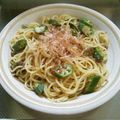 Piyoクック's cooksnap of when they made 梅とオクラのパスタ.
