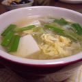 デリっち's cooksnap of when they made 絹ごし豆腐のとろりんスープ.