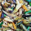 モコモコまろんミント's cooksnap of when they made ナスとニンジンの鶏そぼろ味噌炒め.