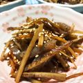 chocoraママ's cooksnap of when they made ごぼうとこんにゃくでヘルシーきんぴら.