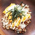 ごまかな's cooksnap of when they made ランチにも♪納豆オムライス(*'v`d).
