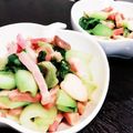 sugarvine's cooksnap of when they made 青梗菜とベーコンのオイスター炒め.