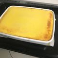izukoro's cooksnap of when they made 無印良品琺瑯バットでたっぷりプリン♪.