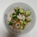 ☆めるママ☆'s cooksnap of when they made 簡単！梅きゅう竹輪の和え物.