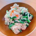 ☆３匹の子ぶた☆'s cooksnap of when they made おから入り水切り不要♡ほうれん草の白和え.