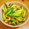 zaike's cooksnap of when they made 簡単副菜＊竹輪きゅうりのマヨカレー.