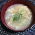 ☆あいちゃん's cooksnap of when they made わが家の定番☆えのき茸と卵のお味噌汁.