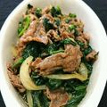 ◯usa◯'s cooksnap of when they made 牛肉と豆苗のオイスターソース炒め.