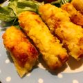 ONE★MAYU★'s cooksnap of when they made 竹輪のポテトサラダ入天ぷら.