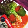 モグタソ's cooksnap of when they made 豚こまで肉詰めピーマン☆ドルマ.