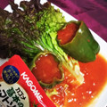 モグタソ's cooksnap of when they made 豚こまで肉詰めピーマン☆ドルマ.