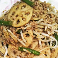 kumamother's cooksnap of when they made シャキシャキ★もやしとれんこん炒め.