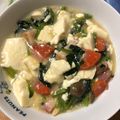 たみ〜's cooksnap of when they made ほうれん草ベーコン豆腐のとろとろ♡副菜.
