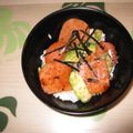 rierepo's cooksnap of when they made スパム丼.