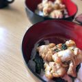 Sac’HiNa's cooksnap of when they made ＊簡単＊旨だれ＊鶏もも肉の磯辺丼.
