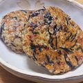 モモファム's cooksnap of when they made 簡単！鶏ひき肉の蓮根ひじきハンバーグ.