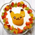 zakkiiM's cooksnap of when they made かわいい♪ポケモンのピカチュウケーキ♪.