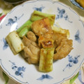 mmameco's cooksnap of when they made 鶏肉と長ネギの炒め物.