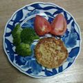 さっちん８２９'s cooksnap of when they made 鶏ひき肉とれんこんの和風ハンバーグ.