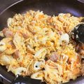 ♥⃛マコ♥⃛'s cooksnap of when they made じゃがいもとにんじんとベーコンの卵炒め.