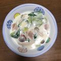 わこちゃん☻'s cooksnap of when they made チンゲン菜のクリーム煮♪簡単牛乳と片栗粉.