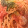 ティララ's cooksnap of when they made 海老とトマトのクリームパスタ.