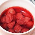 rilakkumalife's cooksnap of when they made 簡単♫丸ごと苺のコンポート.
