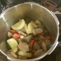 クックF85BC1☆'s cooksnap of when they made 圧力鍋でさっぱり、脂質オフ☆豚ヒレ角煮☆.