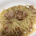 Vanillaa's cooksnap of when they made 納豆ツナマヨパスタ.