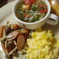 ねこりん222's cooksnap of when they made 青梗菜とミニトマトの中華スープ.