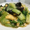 しゅがこ's cooksnap of when they made 青梗菜の卵いため.