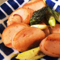 ♡らいおん♡'s cooksnap of when they made ♡アスパラと魚肉ソーセージのマヨ炒め♡.