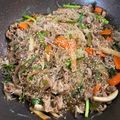 mindoママ's cooksnap of when they made 牛肉と春雨でチャプチェ！.