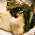 とにーにょ's cooksnap of when they made 揚げだし豆腐と小松菜の煮浸し＊妊婦ご飯.